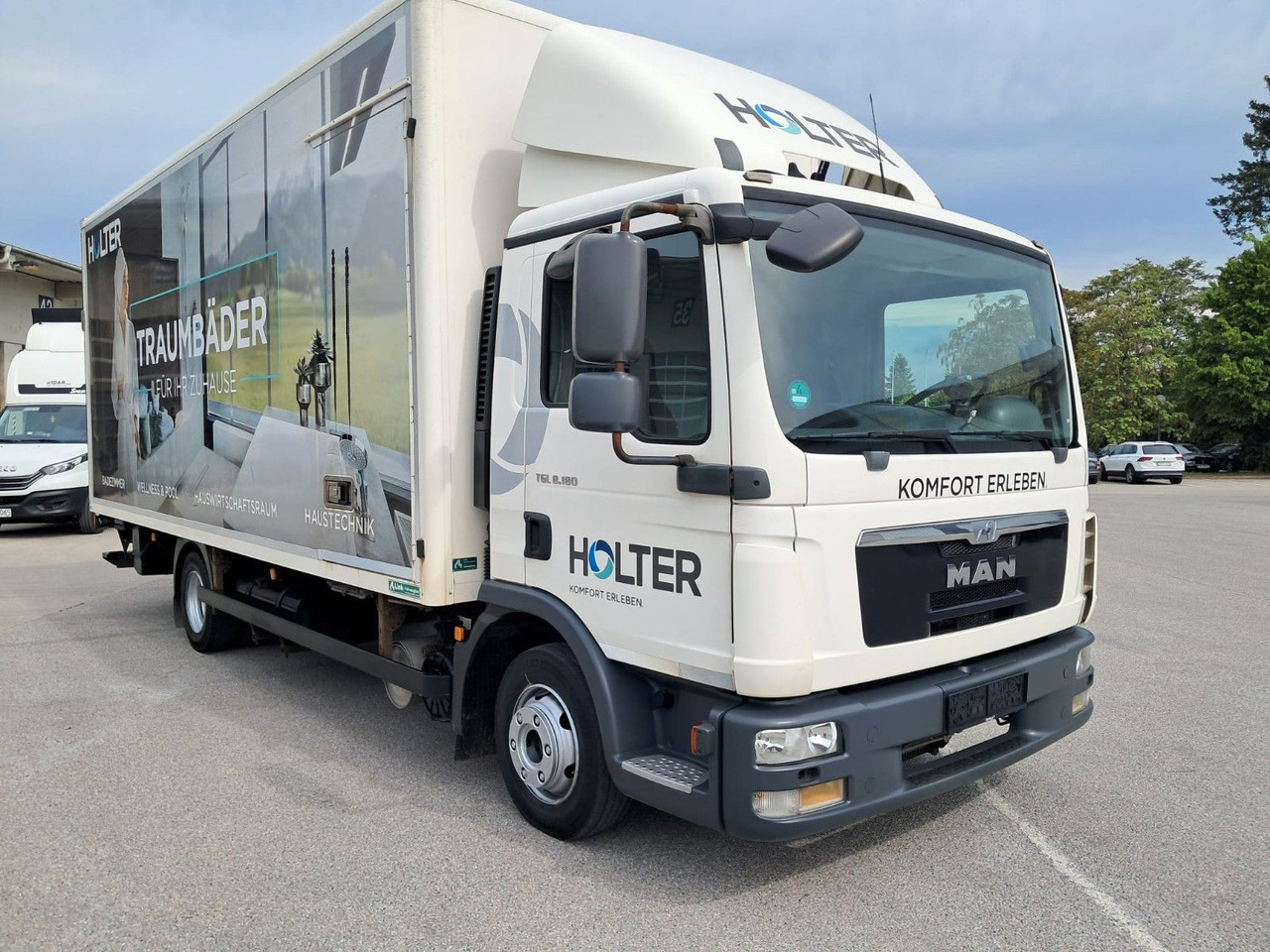 MAN TGL 8.180 Koffer mit LBW | Klima | Diff. | Tempo - Camión caja cerrada: foto 2 MAN TGL 8.180 Koffer mit LBW | Klima | Diff. | Tempo - Camión caja cerrada: foto 2