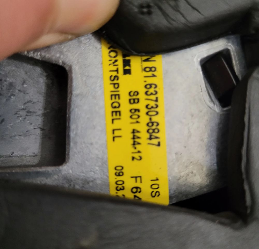 LUSTERKO RAMPOWE MAN TGX NM TG3 TGL 81.63730-6847 - Espejo retrovisor para Camión: foto 3 LUSTERKO RAMPOWE MAN TGX NM TG3 TGL 81.63730-6847 - Espejo retrovisor para Camión: foto 3