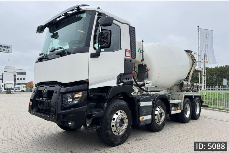 Renault C480 Day Cab, Euro 6, 8x4 / Full steel / 9m3 / TOP!! - Camión hormigonera: foto 1 Renault C480 Day Cab, Euro 6, 8x4 / Full steel / 9m3 / TOP!! - Camión hormigonera: foto 1
