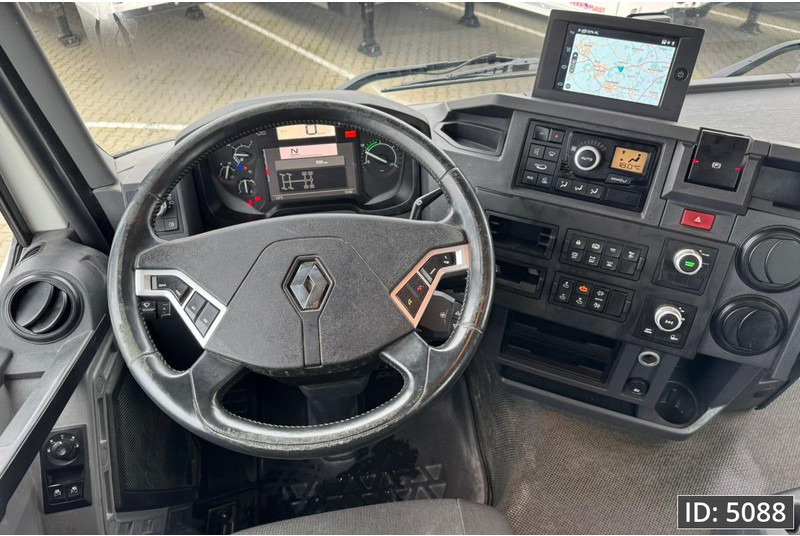 Arrendamiento de Renault C480 Day Cab, Euro 6, 8x4 / Full steel / 9m3 / TOP!! Renault C480 Day Cab, Euro 6, 8x4 / Full steel / 9m3 / TOP!!: foto 10