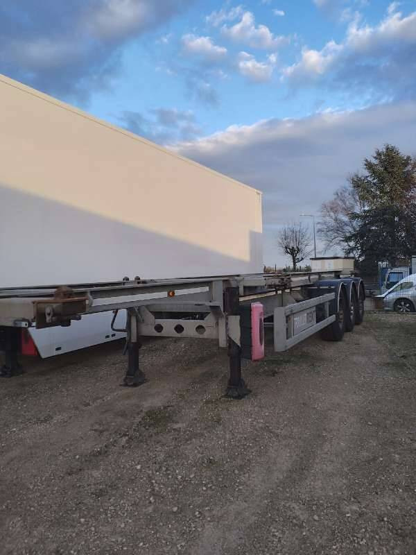Semi-remorque 3 Essieux 38 TONNES CHARIOT COULISSANT - Semirremolque portacontenedore/ Intercambiable: foto 1 Semi-remorque 3 Essieux 38 TONNES CHARIOT COULISSANT - Semirremolque portacontenedore/ Intercambiable: foto 1
