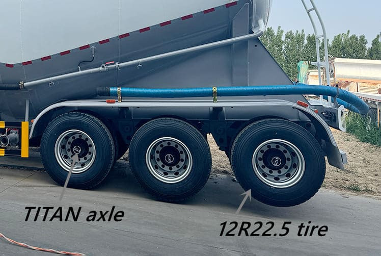 TITAH Bulk Cement Tank Trailer for Slae in Guyana - Semirremolque cisterna: foto 4 TITAH Bulk Cement Tank Trailer for Slae in Guyana - Semirremolque cisterna: foto 4