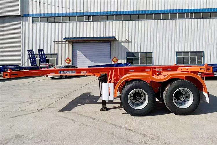 TITAN 2 Axle 20ft Container Chassis Trailer for Sale In Jamaica - Semirremolque chasis: foto 3 TITAN 2 Axle 20ft Container Chassis Trailer for Sale In Jamaica - Semirremolque chasis: foto 3