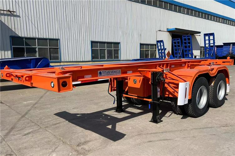 TITAN 2 Axle 20ft Container Chassis Trailer for Sale In Jamaica - Semirremolque chasis: foto 1 TITAN 2 Axle 20ft Container Chassis Trailer for Sale In Jamaica - Semirremolque chasis: foto 1
