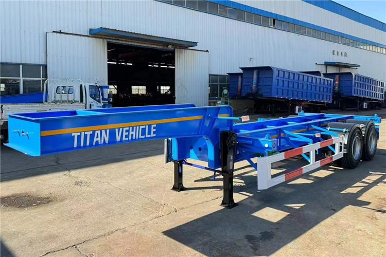 TITAN 2 Axle 20ft ISO Tank Chassis Trailer for Sale In Papua New Guinea - Semirremolque chasis: foto 1 TITAN 2 Axle 20ft ISO Tank Chassis Trailer for Sale In Papua New Guinea - Semirremolque chasis: foto 1