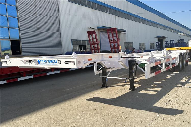 TITAN 2 Axle 40ft Container Transport Trailer for Sale In Nigeria - Semirremolque chasis: foto 1 TITAN 2 Axle 40ft Container Transport Trailer for Sale In Nigeria - Semirremolque chasis: foto 1