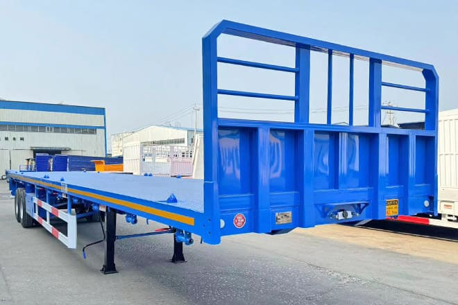 TITAN 2 Axle 45 Ft Flatbed Trailers for Sale in Algeria - Semirremolque plataforma/ Caja abierta: foto 5 TITAN 2 Axle 45 Ft Flatbed Trailers for Sale in Algeria - Semirremolque plataforma/ Caja abierta: foto 5