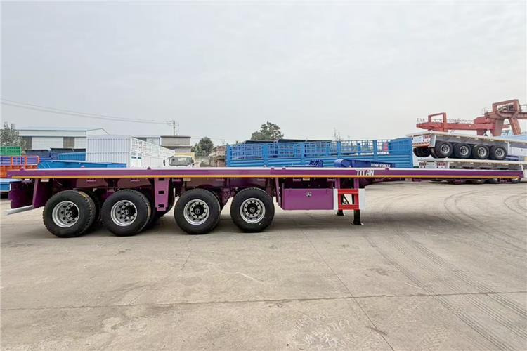 TITAN 4 Axle 40ft Flatbed Semi Trailer for Sale In Guam - Semirremolque plataforma/ Caja abierta: foto 2 TITAN 4 Axle 40ft Flatbed Semi Trailer for Sale In Guam - Semirremolque plataforma/ Caja abierta: foto 2