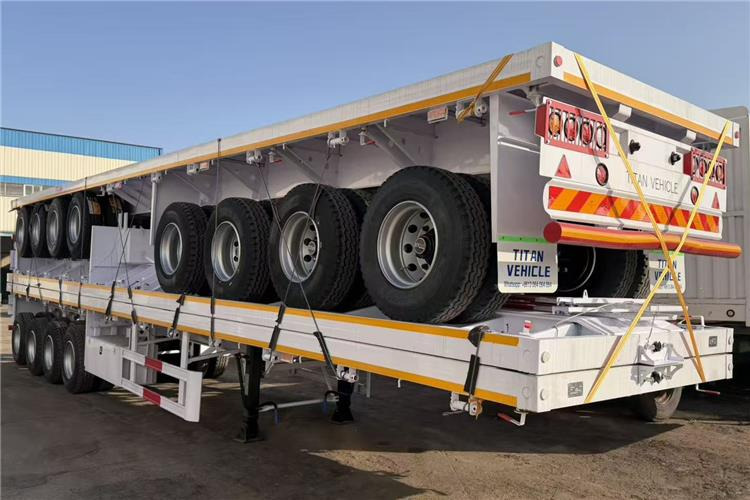 TITAN 4 Axle Flatbed Trailer for Sale In Saudi Arabia - Semirremolque plataforma/ Caja abierta: foto 5 TITAN 4 Axle Flatbed Trailer for Sale In Saudi Arabia - Semirremolque plataforma/ Caja abierta: foto 5