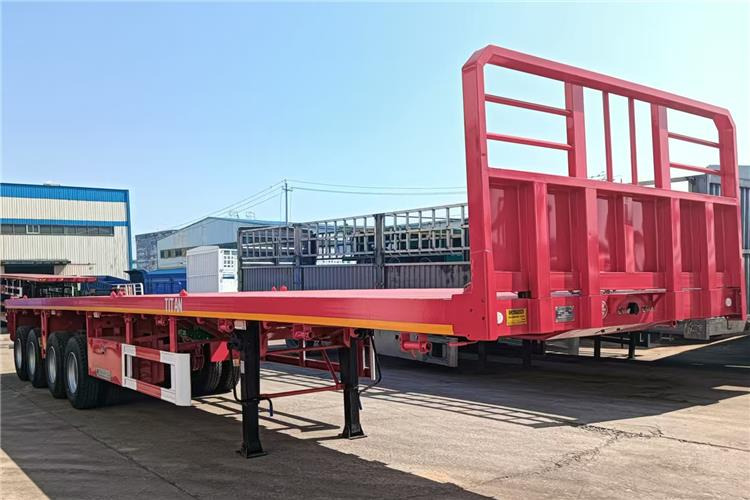 TITAN 4 Axle Shipping Container Flatbed Trailer For Sale In Lagos - Semirremolque portacontenedore/ Intercambiable: foto 2 TITAN 4 Axle Shipping Container Flatbed Trailer For Sale In Lagos - Semirremolque portacontenedore/ Intercambiable: foto 2