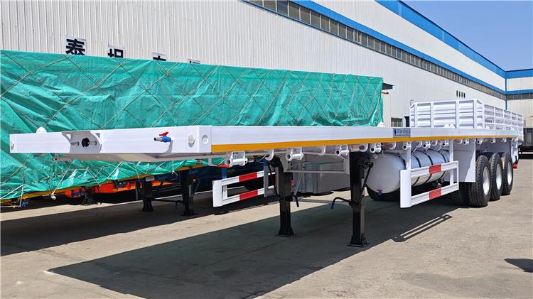 TITAN 40ft Tri Axle Flatbed Semi Trailer for Sale Price In Nigeria Lagos - Semirremolque portacontenedore/ Intercambiable: foto 4 TITAN 40ft Tri Axle Flatbed Semi Trailer for Sale Price In Nigeria Lagos - Semirremolque portacontenedore/ Intercambiable: foto 4