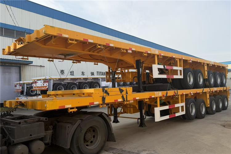 TITAN 5 Axle 13M Flatbed Trailer Price for Sale In Zimbabwe - Semirremolque plataforma/ Caja abierta: foto 4 TITAN 5 Axle 13M Flatbed Trailer Price for Sale In Zimbabwe - Semirremolque plataforma/ Caja abierta: foto 4