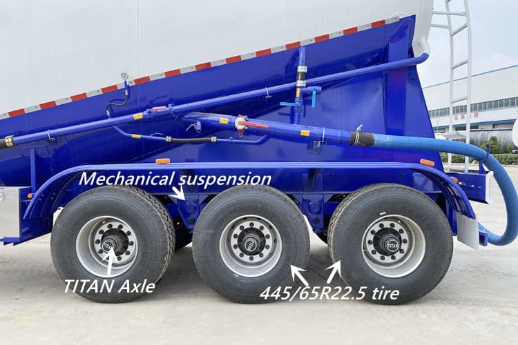 TITAN Bulk Cement Tank Semi Trailer for Sale in Dominican - Semirremolque cisterna: foto 4 TITAN Bulk Cement Tank Semi Trailer for Sale in Dominican - Semirremolque cisterna: foto 4
