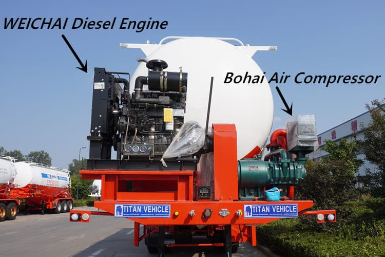 TITAN Bulk Cement Tanker Trailer for Sale in Ghana - Semirremolque cisterna: foto 4 TITAN Bulk Cement Tanker Trailer for Sale in Ghana - Semirremolque cisterna: foto 4
