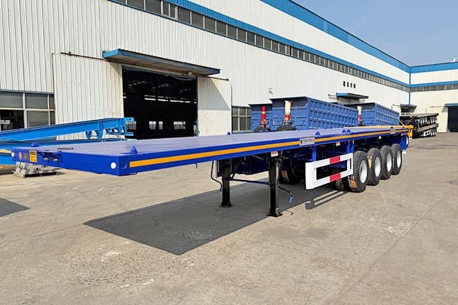 TITAN Heavy Duty 4 Axle Flatbed Trailer in Guam - Semirremolque plataforma/ Caja abierta: foto 1 TITAN Heavy Duty 4 Axle Flatbed Trailer in Guam - Semirremolque plataforma/ Caja abierta: foto 1