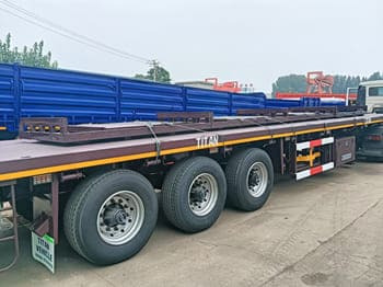 TITAN Semi Truck Flatbed Traile for Sale in Saudi Arabia - Semirremolque plataforma/ Caja abierta: foto 2 TITAN Semi Truck Flatbed Traile for Sale in Saudi Arabia - Semirremolque plataforma/ Caja abierta: foto 2