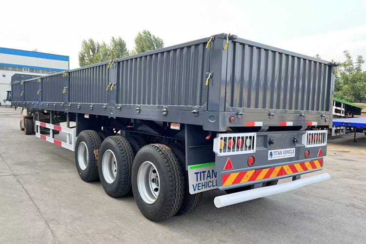 TITAN Side Wall Semi Trailer for Sale in Tanzania - Semirremolque plataforma/ Caja abierta: foto 1 TITAN Side Wall Semi Trailer for Sale in Tanzania - Semirremolque plataforma/ Caja abierta: foto 1
