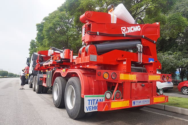 Arrendamiento de XCMG XCMG Side Loader Container Transport for Sale in Papua New Guinea XCMG XCMG Side Loader Container Transport for Sale in Papua New Guinea: foto 8