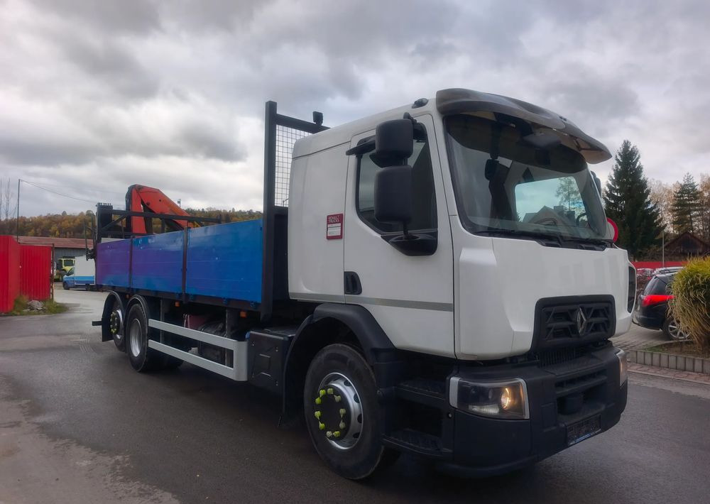 Renault Gama D 26.320 skrzynia hds palfinger PK15500 - Camión caja abierta, Camión grúa: foto 2 Renault Gama D 26.320 skrzynia hds palfinger PK15500 - Camión caja abierta, Camión grúa: foto 2