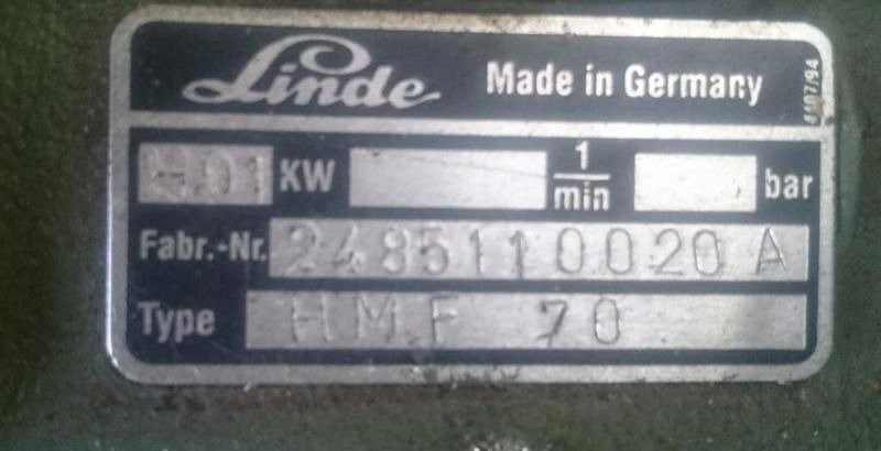 SILNIK HYDRAULICZNY LINDE HMF-70 - Hidráulica: foto 2 SILNIK HYDRAULICZNY LINDE HMF-70 - Hidráulica: foto 2