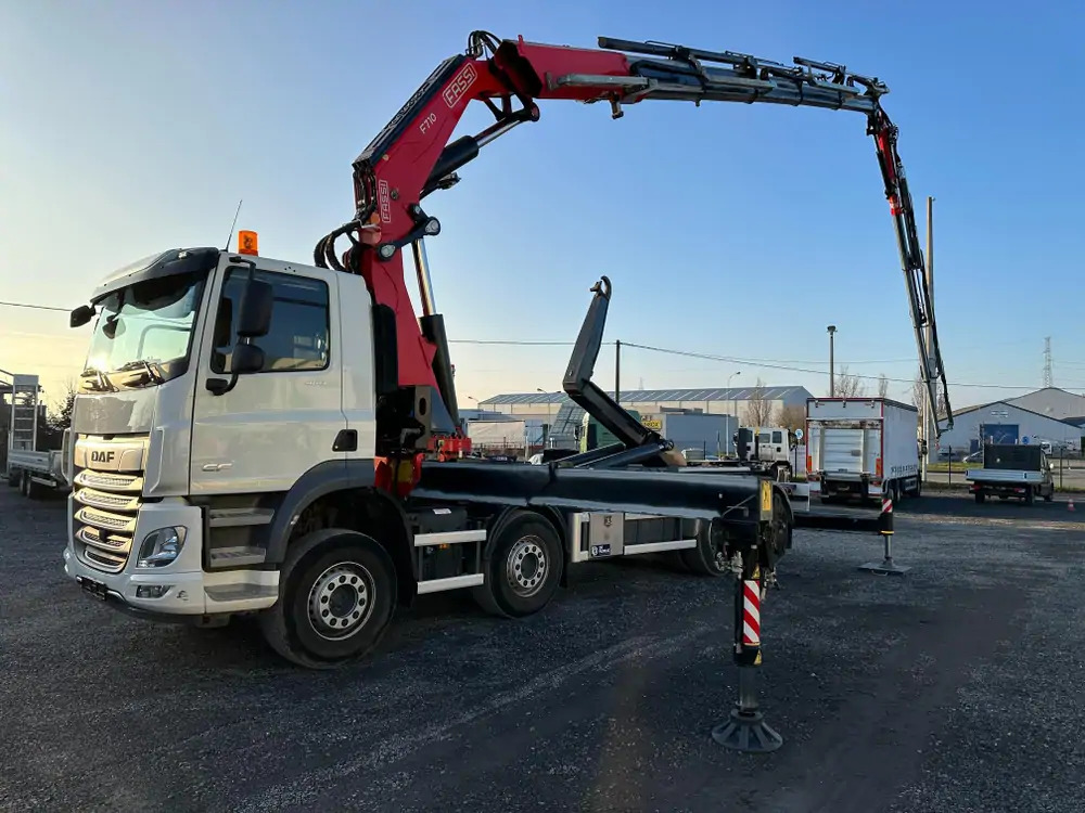 DAF CF 480 FAD *71 TM CRANE*175 working hours*Fly-Jib*Hook lift TAM - Camión multibasculante, Camión grúa: foto 1 DAF CF 480 FAD *71 TM CRANE*175 working hours*Fly-Jib*Hook lift TAM - Camión multibasculante, Camión grúa: foto 1