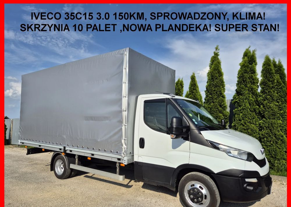 Iveco 35C15 3.0 150KM, Burto-Plandeka - Furgoneta caja abierta: foto 1 Iveco 35C15 3.0 150KM, Burto-Plandeka - Furgoneta caja abierta: foto 1