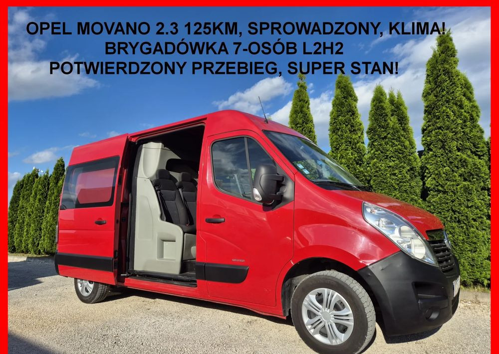 Opel Movano 2.3 125KM L2H2 Dubel Kabina - Furgoneta combi: foto 1 Opel Movano 2.3 125KM L2H2 Dubel Kabina - Furgoneta combi: foto 1