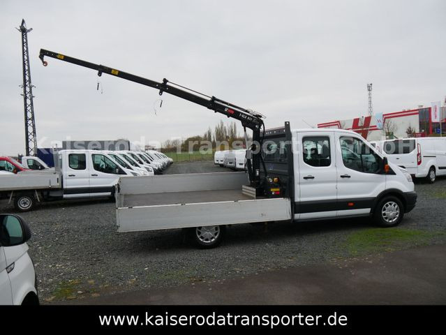 Ford Transit FT 350 L4 HA DoKa Pritsche+Kran Klima - Furgoneta caja abierta: foto 3 Ford Transit FT 350 L4 HA DoKa Pritsche+Kran Klima - Furgoneta caja abierta: foto 3