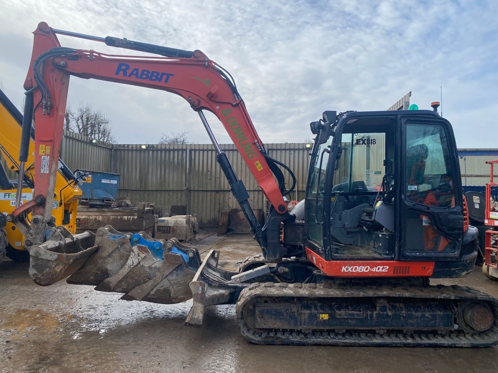 Kubota KX 080-4  - Miniexcavadora: foto 1 Kubota KX 080-4  - Miniexcavadora: foto 1