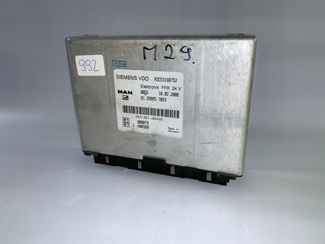 KOMPUTER STEROWNIK FFR MAN TGA TGS TGX 81258057053 - Unidad de control para Camión: foto 1 KOMPUTER STEROWNIK FFR MAN TGA TGS TGX 81258057053 - Unidad de control para Camión: foto 1