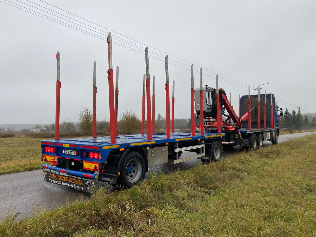 PRZYCZEPA MIELKE WAREN - Remolque maderero: foto 1 PRZYCZEPA MIELKE WAREN - Remolque maderero: foto 1