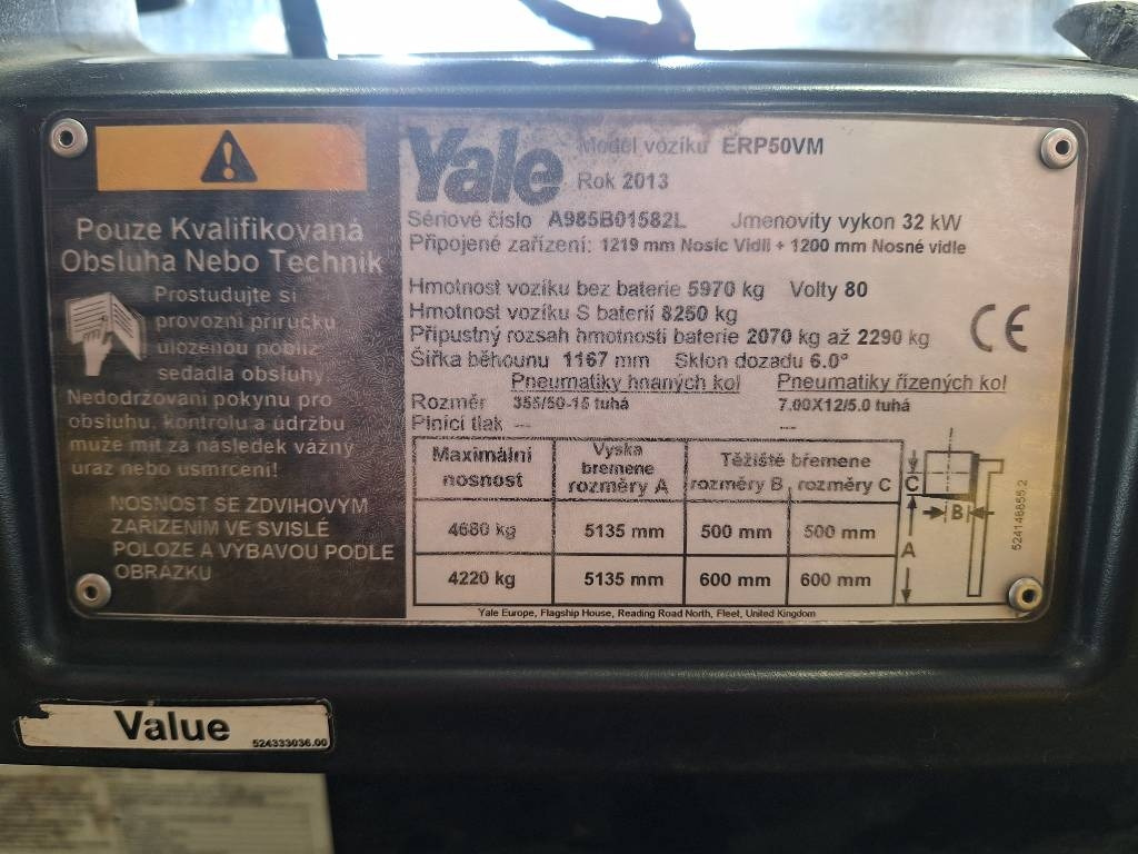 Yale ERP 50 VM - Carretilla elevadora eléctrica: foto 2 Yale ERP 50 VM - Carretilla elevadora eléctrica: foto 2