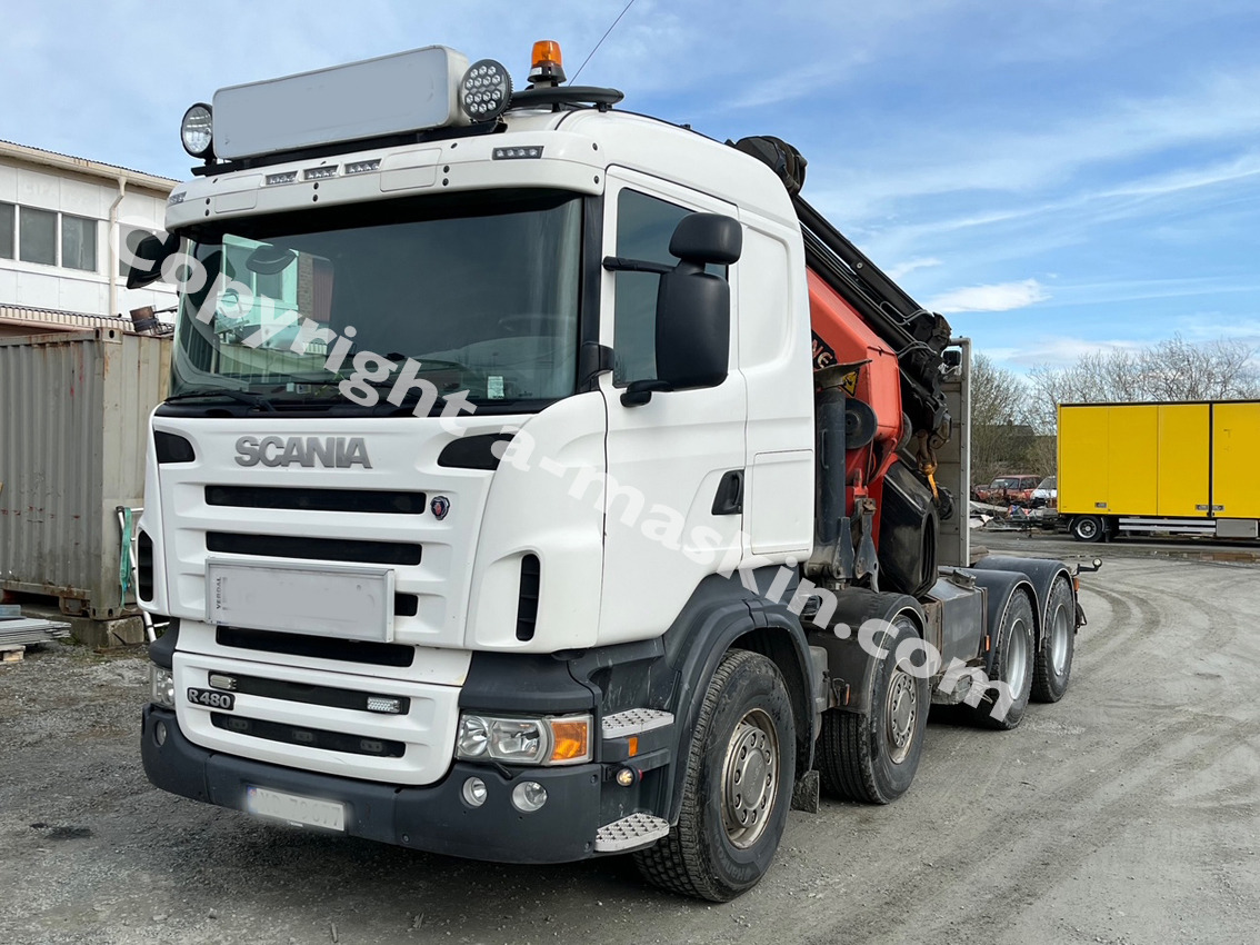 Scania with Palfinger PK 850002 R480 - Cabeza tractora: foto 1 Scania with Palfinger PK 850002 R480 - Cabeza tractora: foto 1