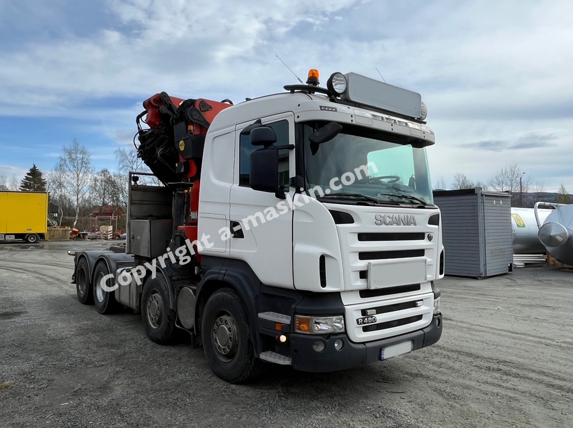 Scania with Palfinger PK 850002 R480 - Cabeza tractora: foto 2 Scania with Palfinger PK 850002 R480 - Cabeza tractora: foto 2