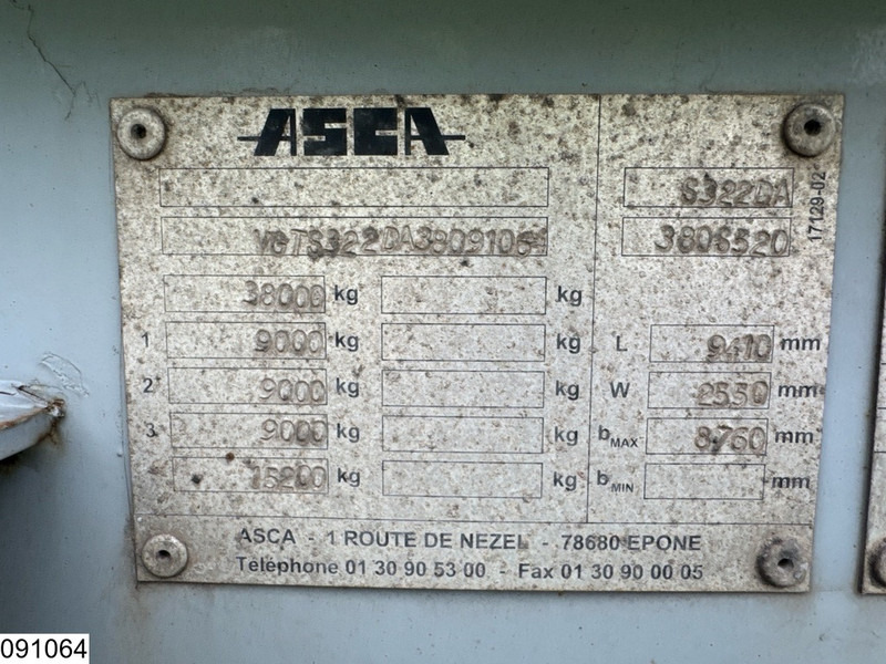 ASCA Chassis 10 / 20 / 30 ft, ADR - Semirremolque portacontenedore/ Intercambiable: foto 4 ASCA Chassis 10 / 20 / 30 ft, ADR - Semirremolque portacontenedore/ Intercambiable: foto 4