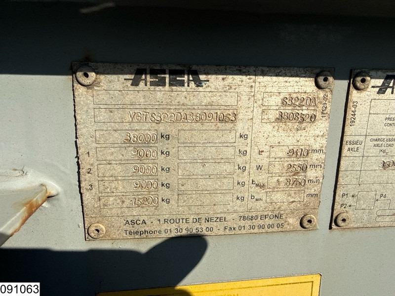 ASCA Chassis 10 / 20 / 30 ft, ADR - Semirremolque portacontenedore/ Intercambiable: foto 4 ASCA Chassis 10 / 20 / 30 ft, ADR - Semirremolque portacontenedore/ Intercambiable: foto 4