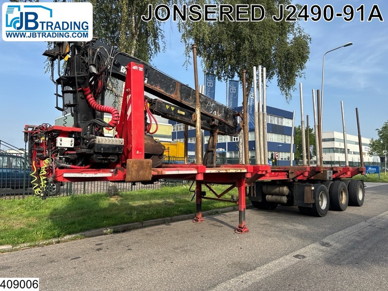 Billaud Chassis Wood transport, Jonsered, Extendable. - Semirremolque maderero: foto 1 Billaud Chassis Wood transport, Jonsered, Extendable. - Semirremolque maderero: foto 1