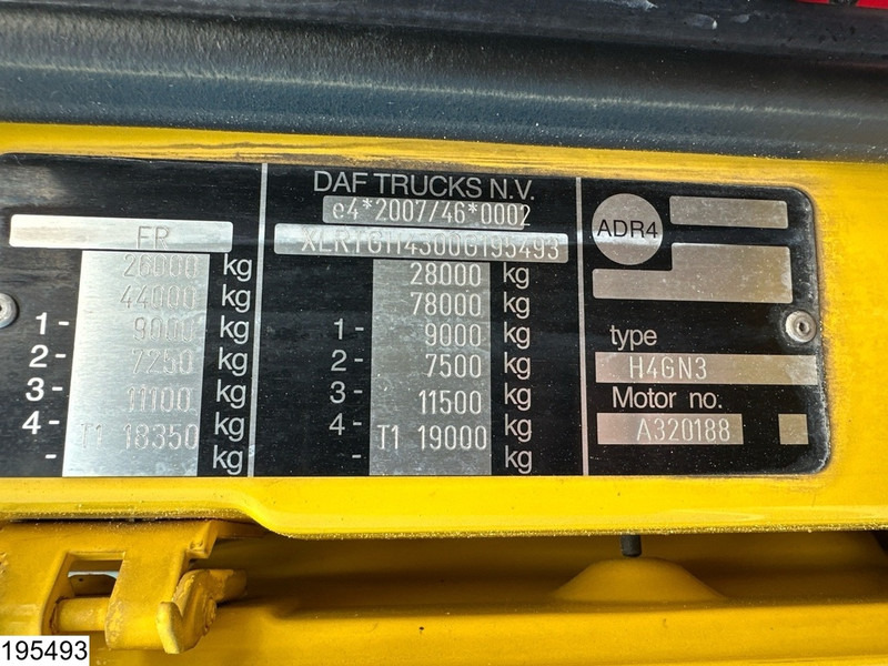 Cabeza tractora DAF XF 530 6X2, EURO 6, Retarder, Hub reduction: foto 7 Cabeza tractora DAF XF 530 6X2, EURO 6, Retarder, Hub reduction: foto 7
