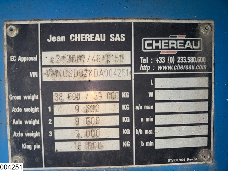 Chereau Koel vries Carrier Vector 1950 Mt - Semirremolque frigorífico: foto 4 Chereau Koel vries Carrier Vector 1950 Mt - Semirremolque frigorífico: foto 4