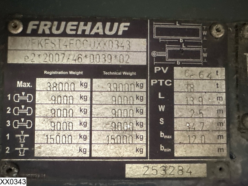 Fruehauf Tautliner - Semirremolque lona: foto 4 Fruehauf Tautliner - Semirremolque lona: foto 4