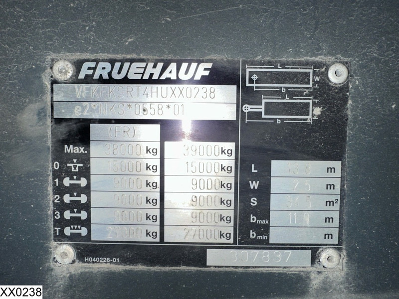 Fruehauf gesloten bak - Semirremolque caja cerrada: foto 5 Fruehauf gesloten bak - Semirremolque caja cerrada: foto 5