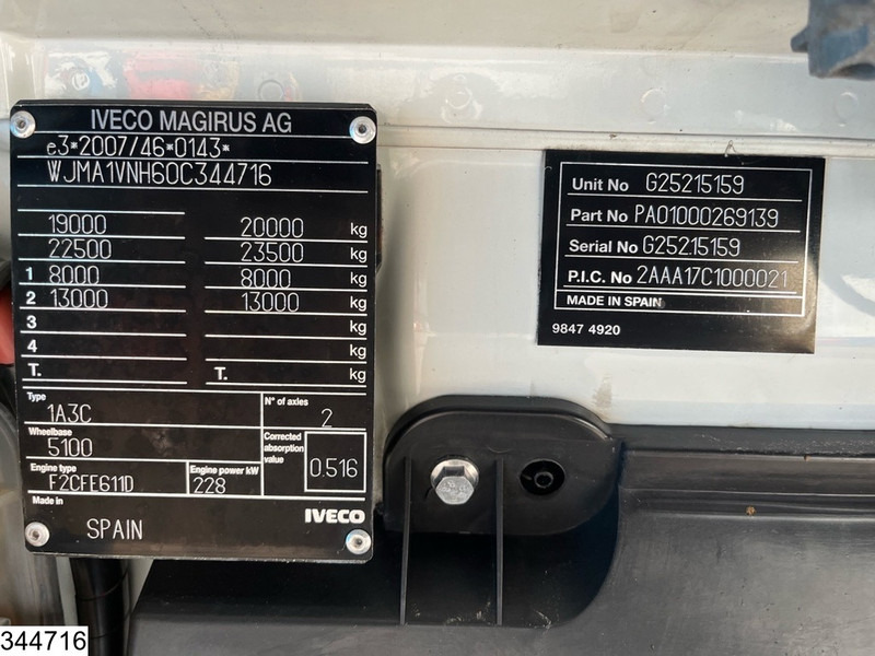 Camión caja abierta, Camión grúa Iveco Stralis 310 EURO 6, Palfinger, Remote, Steelsuspension: foto 13