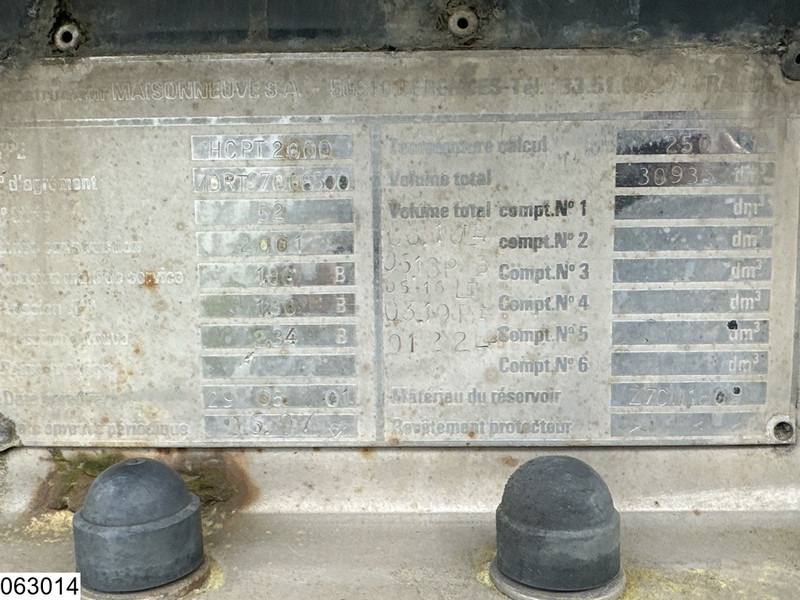 MAISONNEUVE Bitum 30935 Liter, 1 Compartment - Semirremolque cisterna: foto 3 MAISONNEUVE Bitum 30935 Liter, 1 Compartment - Semirremolque cisterna: foto 3