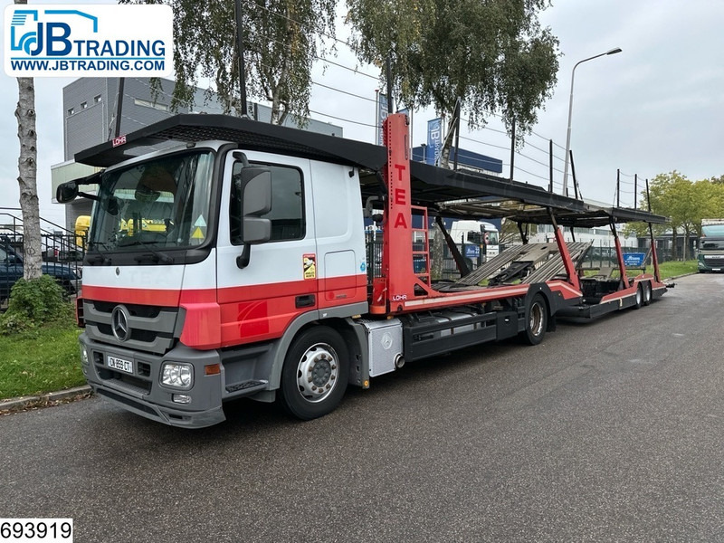 Mercedes-Benz Actros 1841 EURO 5, Lohr, Multilohr, Retarder, Combi - Camión portavehículos: foto 1 Mercedes-Benz Actros 1841 EURO 5, Lohr, Multilohr, Retarder, Combi - Camión portavehículos: foto 1