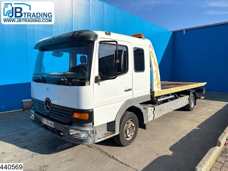 Mercedes-Benz Atego 1017 Manual, Leaf spring suspension, Hydraulics - Camión portavehículos: foto 1 Mercedes-Benz Atego 1017 Manual, Leaf spring suspension, Hydraulics - Camión portavehículos: foto 1