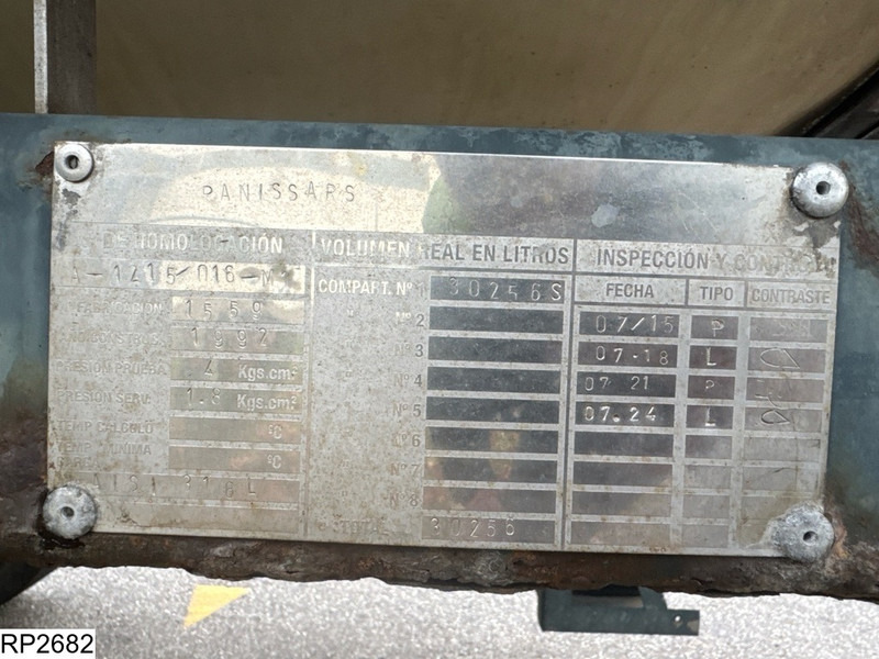 Panissars Chemie 30.256 Liter, 1 Comp - Semirremolque cisterna: foto 4 Panissars Chemie 30.256 Liter, 1 Comp - Semirremolque cisterna: foto 4