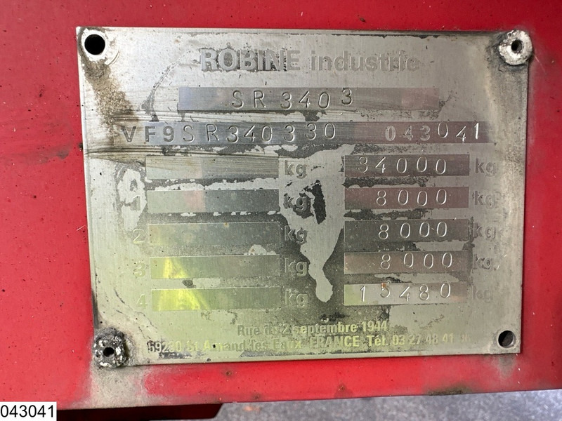 ROBINE Gas 48028 Liter, LPG GPL gas tank, Gaz, 1 Compartment - Semirremolque cisterna: foto 4 ROBINE Gas 48028 Liter, LPG GPL gas tank, Gaz, 1 Compartment - Semirremolque cisterna: foto 4