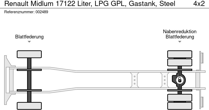 Camión cisterna Renault Midlum 17122 Liter, LPG GPL, Gastank, Steel: foto 13