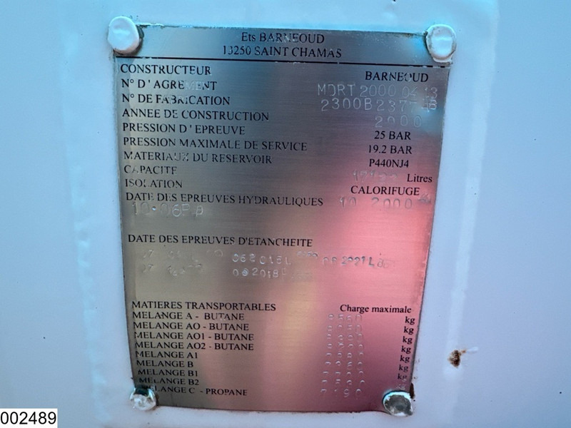 Camión cisterna Renault Midlum 17122 Liter, LPG GPL, Gastank, Steel: foto 6