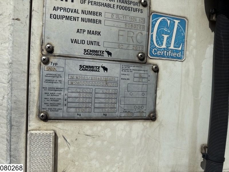 Semirremolque frigorífico Schmitz Cargobull Koel vries Carrier Vector 1550, Dhollandia: foto 9 Semirremolque frigorífico Schmitz Cargobull Koel vries Carrier Vector 1550, Dhollandia: foto 9